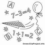 Malvorlage Ausmalbilder Schulsachen Kunstunterricht Einschulung Mathe Malvorlagan Regarding Kinderbilder sketch template