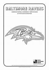 Nfl Coloring Pages Logos Football Ravens Baltimore Cool Logo Teams American Team Kids Printable Sports North Template Division Nfc League sketch template