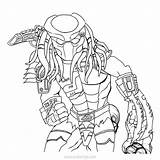 Predator Xcolorings 710px sketch template