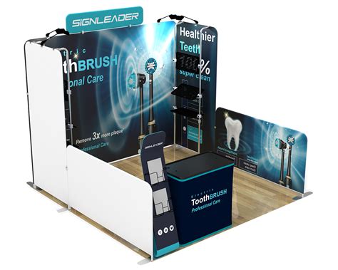 ft custom portable trade show booth kit