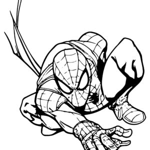 spidey coloring pages printable