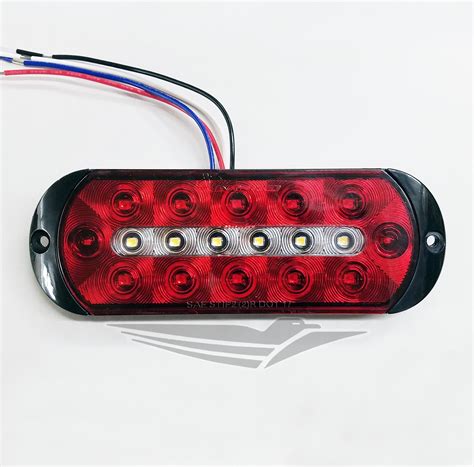 oval led surface mount stop turn tail  backup light www