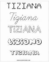 Tiziana Nomi Scelta Trovare Rapida sketch template