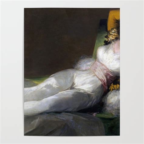Francisco De Goya The Clothed Maja Poster By Lindendesigns Society6