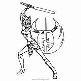Ahsoka Tano Coloring Pages Pose Fighting Xcolorings 1280px 122k Resolution Info Type  Size Jpeg sketch template