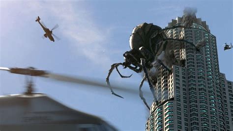 in the movie big ass spider you can tell by the distinctive cgi that