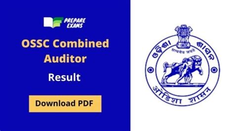 Ossc Combined Auditor Result 2022 Pdf Out Prepareexams