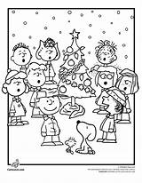 Charlie Christmas Brown Coloring Pages Peanuts Color Sheets Gang Jr Printable Sheet Cartoon Colouring Holiday sketch template
