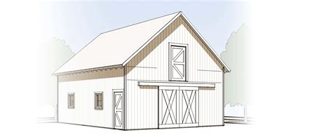 haystack timber frame barn plan