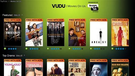 vudu offers free movie streaming if you watch some ads