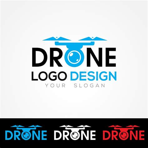 drone company logo design stock vector illustration  brand