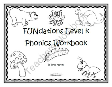 fundations level  phonics workbook  thespecialtyshop