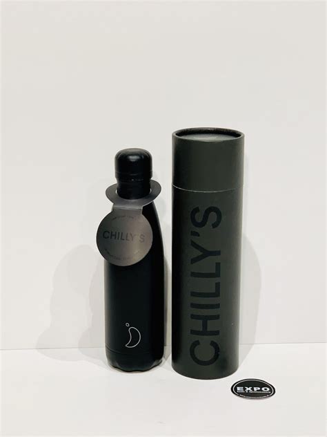 Chillys Bottle 500ml Monochrome Edition All Black · Expo Enschede