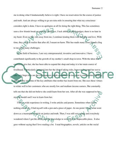 introduction personal statement  topics   written