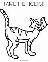 Coloring Tigers Tame Cat Print Favorites Login Add sketch template