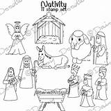 Christmas Nativity Crib Figures Clipart Scene Drawing Printable Clipground Coloring Pages Drawings Getdrawings Paintingvalley sketch template