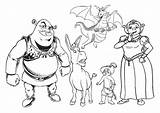 Shrek Ausmalbilder sketch template