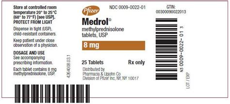 medrol package insert prescribing information drugscom