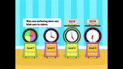 app klokkijken oefenen voor kinderen analoge klok en digitale klok youtube