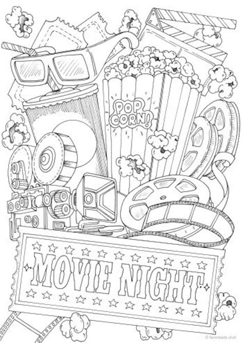 night printable adult coloring page  favoreads etsy