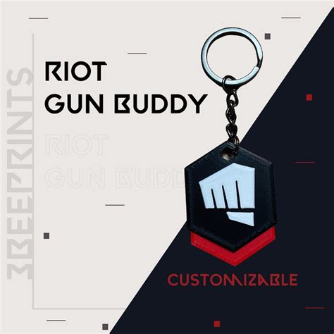 valorant riot gun buddy keychain etsy
