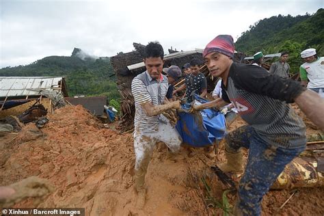Landslide In West Java Indonesia Leaves Nine Dead And