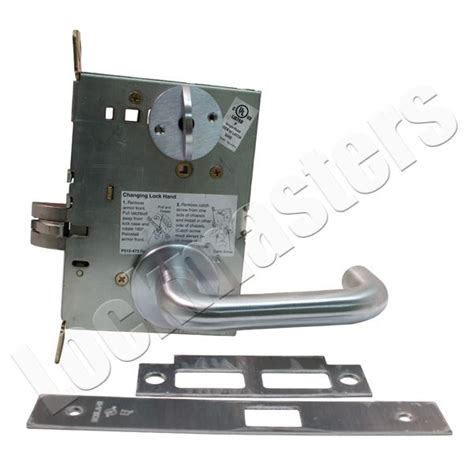 lockmasters schlage  series privacy mortise lock