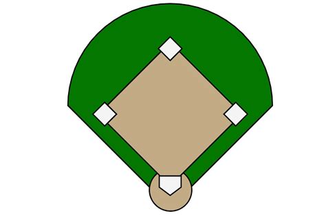 clip art baseball field clipart