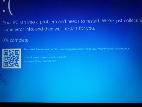 √100以上 blue screen error code critical process died 288752 windows 10