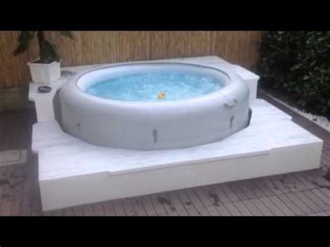 mobile idromassaggio bestway lay  spa hydro massage tub youtube