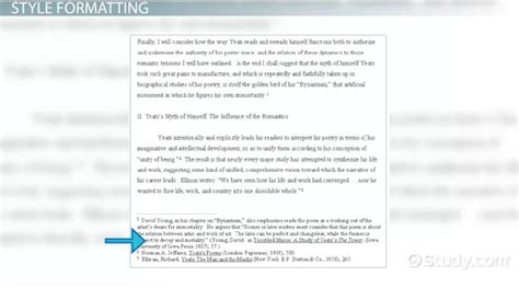 footnote examples styles video lesson transcript