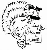 Thanksgiving Turkey Coloring Pages Drawing Silly Jokes Cute Funny Clipart Hilarious Happy Turkeys Clip Canada Printable Draw Make Color Humorous sketch template