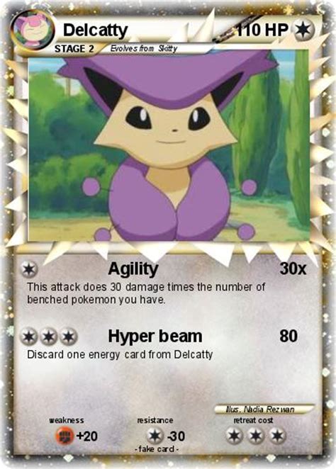 pokémon delcatty 41 41 agility my pokemon card