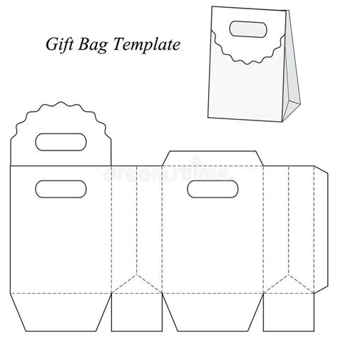 paper bag template vector popular mockups yellowimages