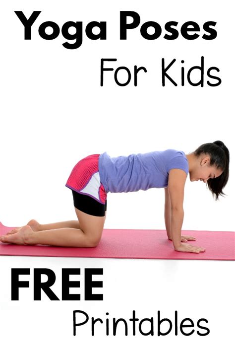 yoga poses  kids printable  pink oatmeal
