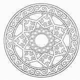 Mandala Coloring Pages Adults Advanced Color Cool Printable Getcolorings Mandal Celtic Print sketch template
