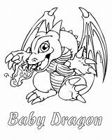 Dragon Coloring Pages Baby Print Boys sketch template
