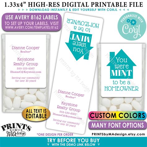 printable tic tac label template labels design ideas