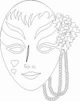 Coloring Pages Venetian Masks Adult Mask Venice Carnevale Colouring Carnaval Para Coloringpagesforadult Drawing sketch template