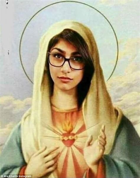 Porn Star Mia Khalifa Compares Herself To Virgin Mary Daily Mail Online