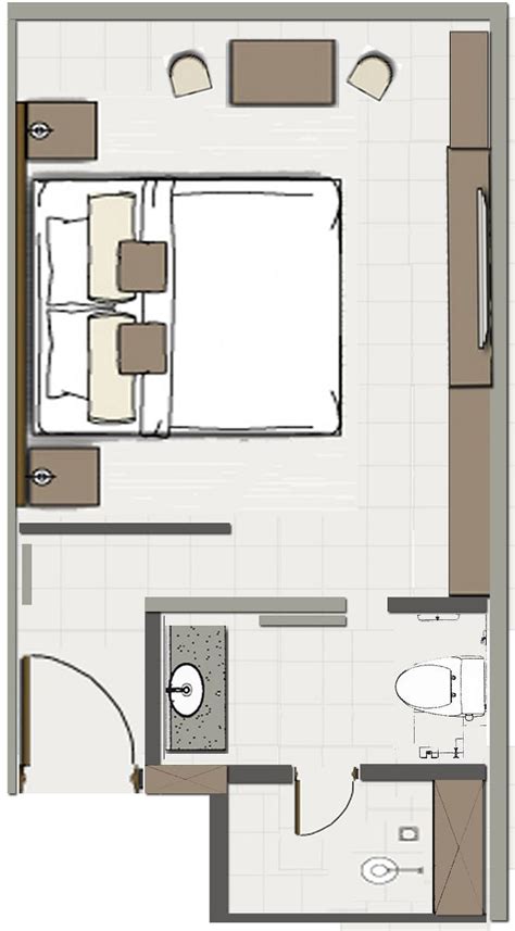 hotel room plans layouts