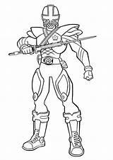 Rangers Ranger Mewarnai Megaforce Shift Samurai Colorir sketch template