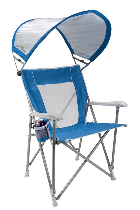 buy gci outdoor waterside sunshade captains beach chair outdoor camping chair  canopy