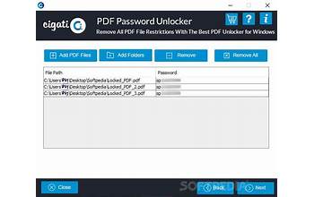 Cigati PST Password Remover screenshot #3