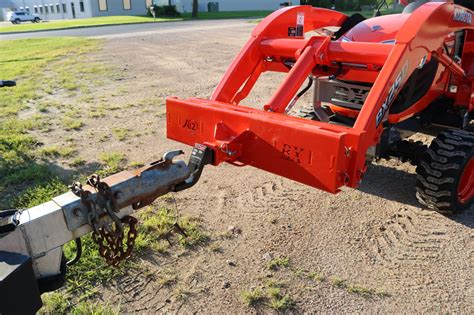 quick attach receiver hitch plate  kubota bx ai products