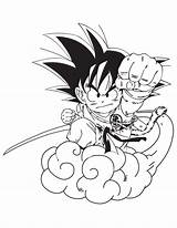 Coloring Dragonball Pages Goku Dragon Ball Library Clipart Kid Gt sketch template