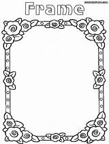 Coloring Frame Pages Color Clipart Quality High Print Library Popular sketch template