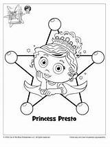 Coloring Pages Princess Presto Kids Getcolorings Printable Color Print Why Super sketch template