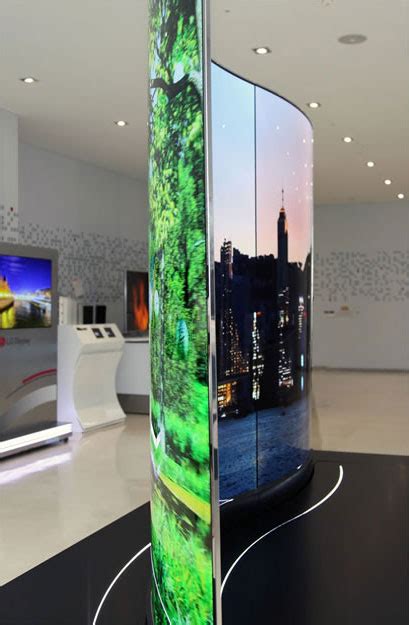 lgs future oled concepts  wave oled double sided tvs