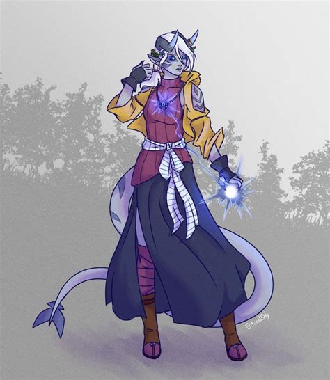 female tiefling warlock dnd character design inspiration character